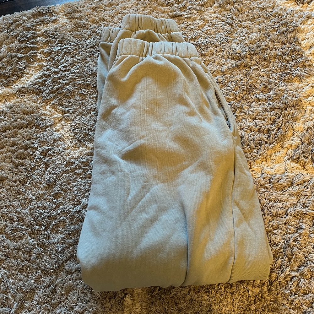 brandy melville sage green sweatpants